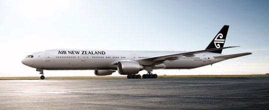 Air New Zealand’s distinctive aircraft tails go&nbsp;black.