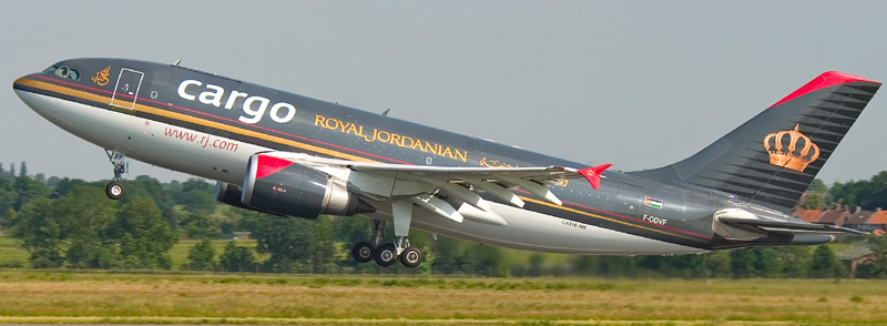 Royal Jordanian regular cargo route to Frankfurt started on April&nbsp;7.