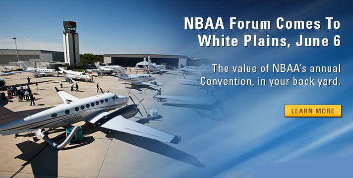 NBAA Business Aviation Regional Forum Returns to White&nbsp;Plains.