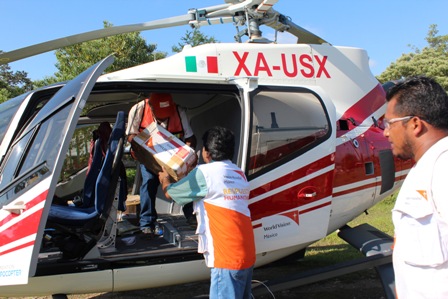 The Eurocopter Foundation Joins Forces with NGO World Vision Mexico to Provide Support in Zones Affected by the Recent Catastrophes in&nbsp;Mexico.