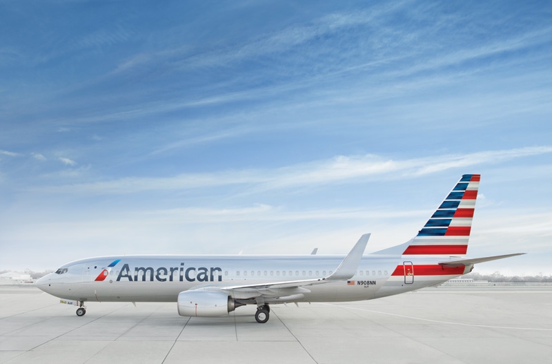 New livery after US Airways and American Airlines merge.