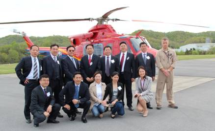 BELL HELICOPTER DELIVERS BELL 412EPI TO CHONGQING GENERAL&nbsp;AVIATION.