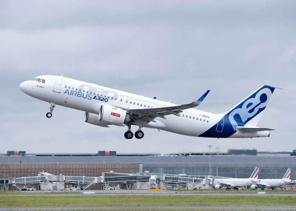 First CFM LEAP-1A takes flight powering Airbus&nbsp;A320neo.