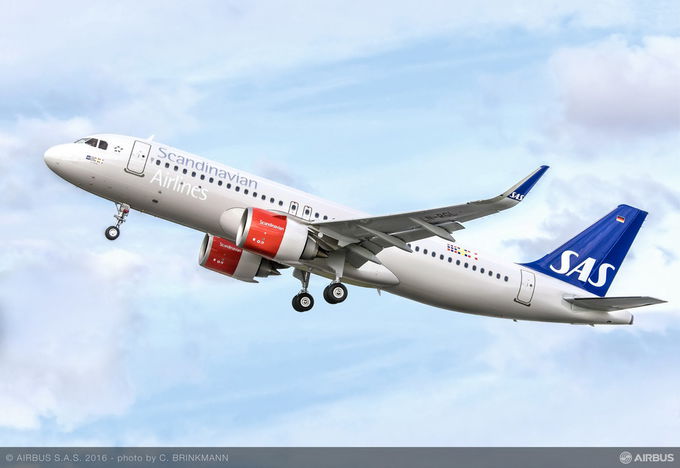 SAS takes delivery of its first&nbsp;A320neo