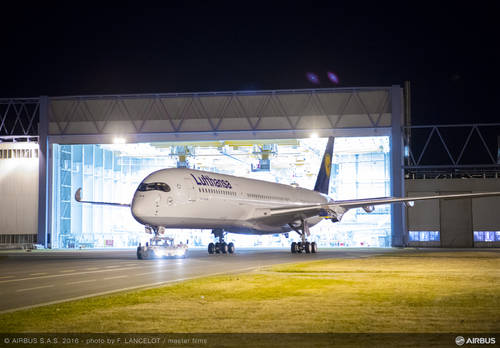 The first A350-900 in Lufthansa&nbsp;colours