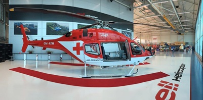Bell Helicopter Prague Delivers First Fully Customized Aircraft From New State-of-the-Art Facility.