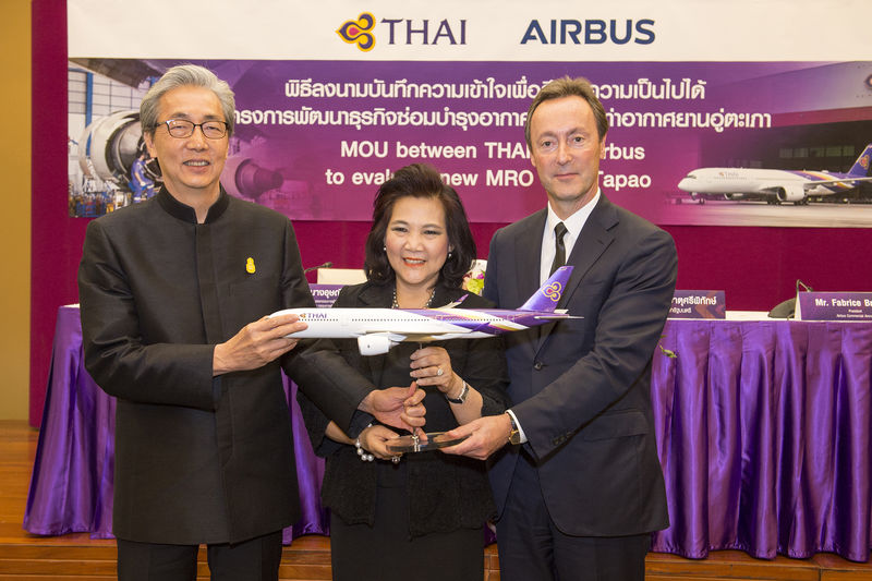 Airbus and THAI to evaluate new MRO&nbsp;business