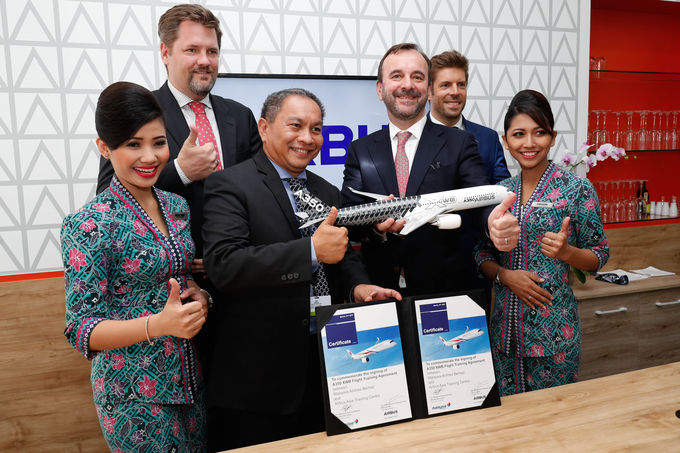 Malaysia Airlines signs with Airbus for A350 XWB flight&nbsp;training
