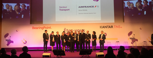 Air France once again wins first prize for Customer&nbsp;Relations.