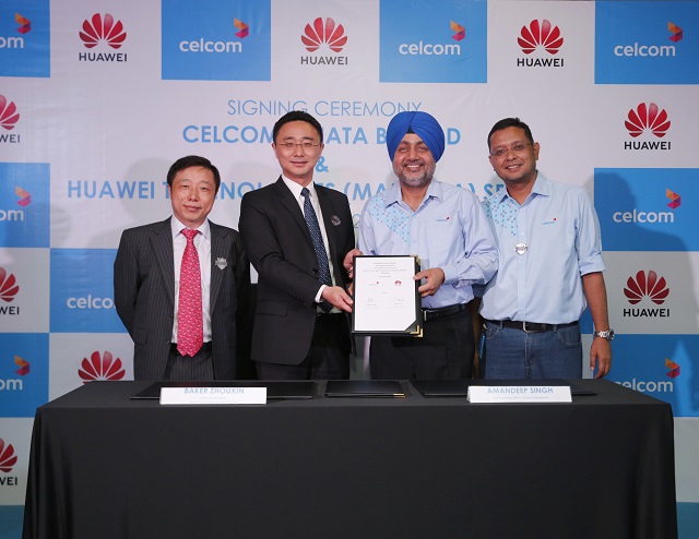 Celcom Partners with Huawei to Apply a Cloud-Based Platform for Digitized Network&nbsp;Operations