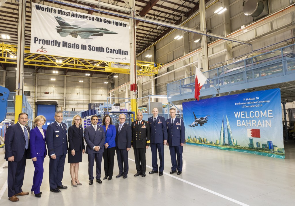 Lockheed Martin Hosts Bahrain Ambassador At F-16 Production&nbsp;Line