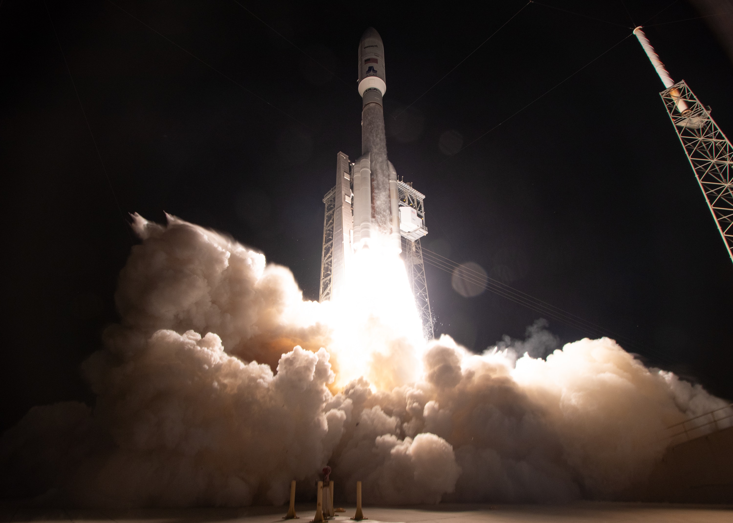 ViaSat-3 satellite lifts off aboard a United Launch Alliance Atlas V from Cape Canaveral, Florida (Photo courtesy of ULA)